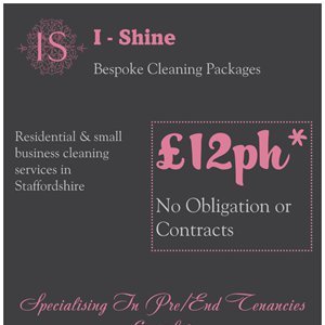Residential & Small Cleaning Packages In Werrington ST9 & Surrounding.
Pre/End Of Tenancy & Sales Included.