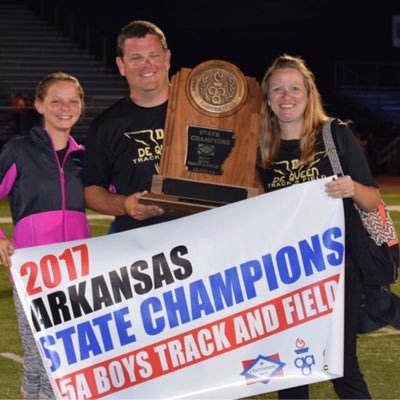 Head Sr Boys Track Coach and Asst. Sr High Cross Country at DeQueen School District. Married to Alisa and Father to Belle, Kate, and Mia