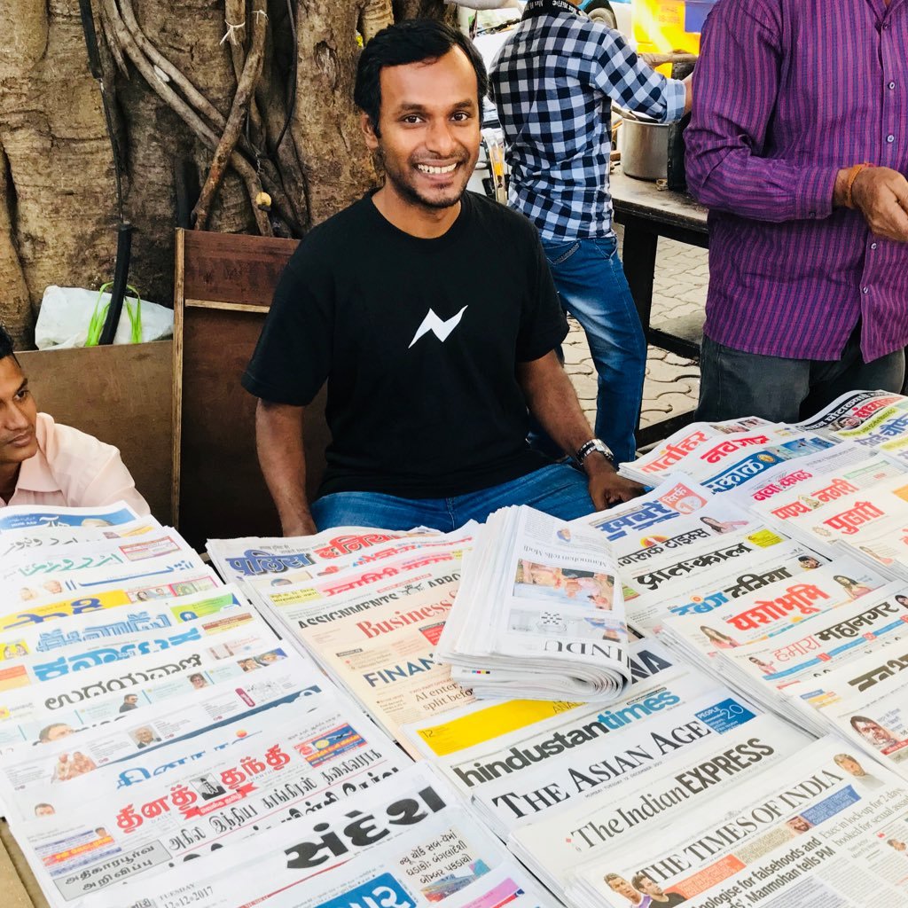 In love with news and @newspaperwalli