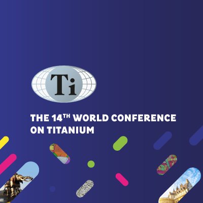 Ti-2019, the 14th World Conference on #Titanium, held on 10-14 June 2019 in #Nantes (France). 
Exhibition spaces and sponsorship packages available !