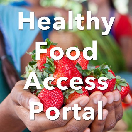 1st comprehensive healthy food access portal in the U.S., a partnership between @PolicyLink, @thefoodtrust, & @reinvestfund.