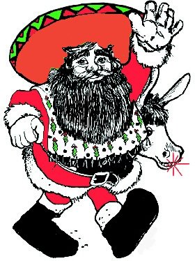 I comes from the South Pole, and Santa Claus comes from the North Pole, & every year we get together here in New Braunfels