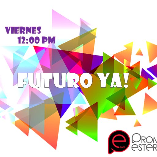 futuro_ya's profile picture. Espacio con notas, con puntos interesantes, con noticias y todo  sobre tendencias tecnológicas