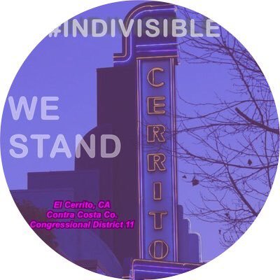 #StandIndivisible in El Cerrito, CA-11 represented by @MarkDeSaulnier @SenFeinstein @KamalaHarris