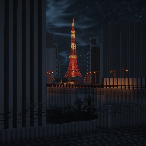 風景再現とWorldEditスクリプト Minecraft JavaEdition 1.7.10 + RTM 数学•写真 制作物はモーメントに→え、モーメントなくなっちゃったの？！