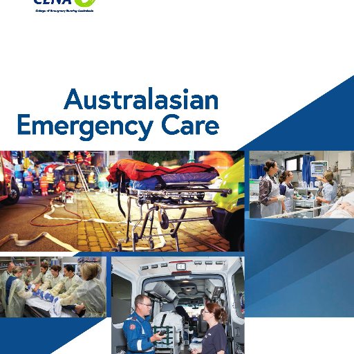 Australasian Emergency Care: the premier journal bringing quality research to emergency care professionals globally. Editor-in-Chief: Prof. Ramon Z Shaban.