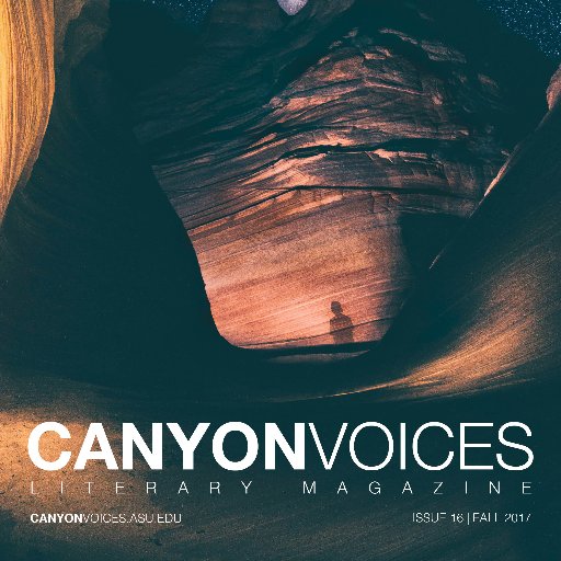 CanyonVoices's profile picture. The literary magazine for Arizona State University's West Campus. Follow us for updates and lit mag news! https://t.co/sqt2PLBQcv