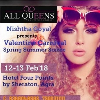 ALL QUEENS Exhibition holds major Fashion & Lifestyle Exhibition in Agra City, catering to HNi's socialites and the fashionistas of Agra and nearby cities.