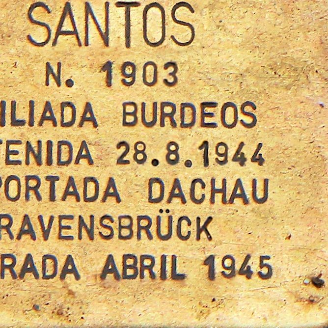 Colocadas las primeras 🔶#Stolpersteine en Madrid y Moralzarzal, seguiremos ayudando a su colocación en otros lugares.
@ibstolpersteine@gmail.com