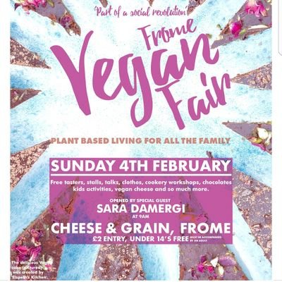 Fromes very first vegan fair Sunday 4th February 2018. We'll see you there.
#believethehype #fromeveganfair