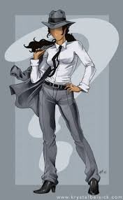 W-What? I'm new to the job, Damnit! 
- Renee Montoya
- New to the Question thing
- Lesbian
- Drinking, smoking, crime fighter
-Would kill to smoke in the mask
