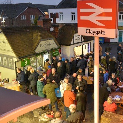 Brightwater Brewery's pub Platform 3 Claygate (Smallest Pub In UK) cask ale, bottled ale, cider, wine. 
Delivering BEER, CIDER, BREWERY GIFTS UK wide.