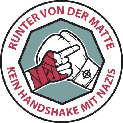 Runter von der Matte – Kein Handshake mit Nazis! Für einen fairen Kampfsport ohne Rassismus und Vorurteile.  https://t.co/StoGbNP5Zt