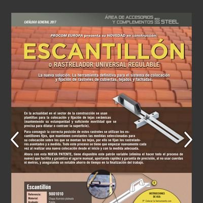 fabricante del escantillon regulable,
934654408 empresa (steel mefobo).