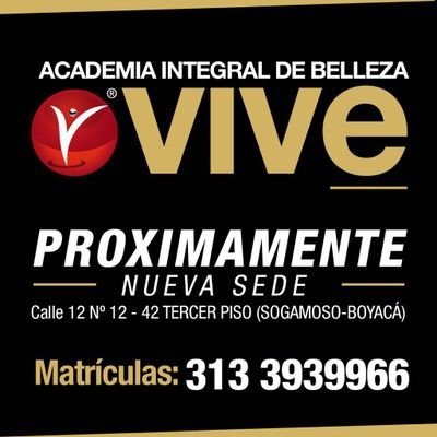 Técnico en: Belleza integral, Estética y cosmetología, Manicura, Maquillaje, Colorimetría y mucho más.
Calle 12 N 12 - 42 piso 3
3133939966
SOGAMOSO BOYACÁ.