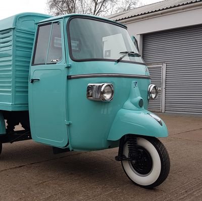 Piaggio Ape' sales, hire, conversions, events, TV, Film, product launch, advertising. We ship worldwide call now +441297441299 
USA Toll Free 8889913901
