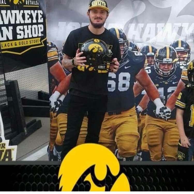 Rest in Peace big brother Troy McHugh Jr. Die Hard Iowa Hawkeyes Fan.