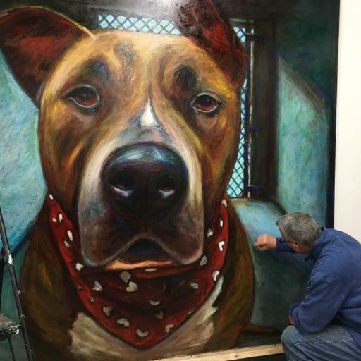 #PBS #Artist #painting 5500 #ShelterDogs! #incite #changetheworld #arteducation #neverforgotten #Real #inspire #documentary #GOD #KET #humanesocietynaples