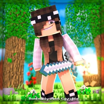 vídeo de minecraft de menina