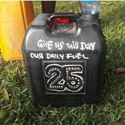 Information hub. Tweet at us to help others find fuel.