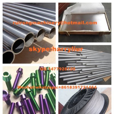 Titanium Bar Wire Zirconium Crucible●How you can reach me? A)E-mail: ruirongmachinery@hotmail.com B)Wechat: RRmachinery/+86 18391721454 C)Skype: harryliur