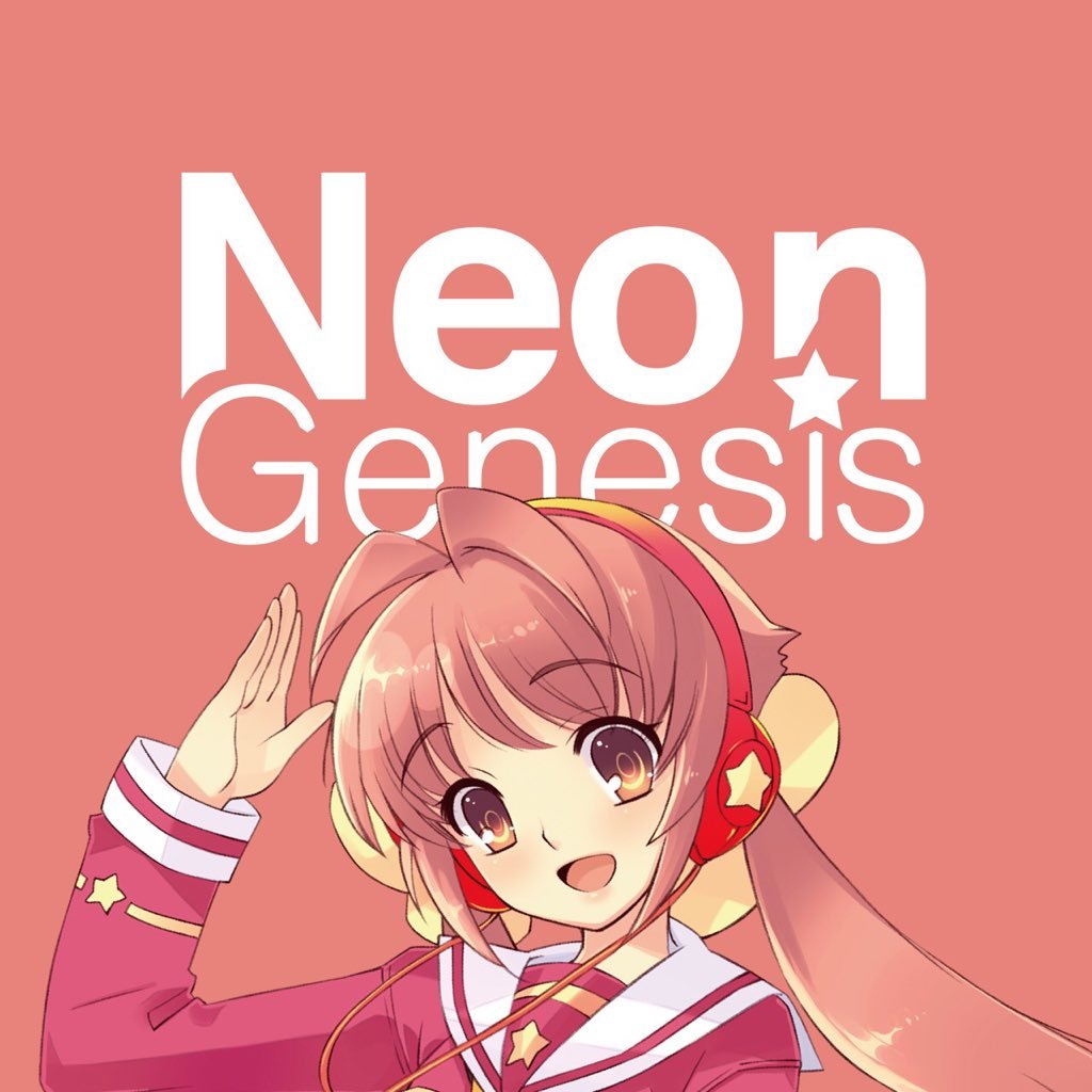 第4土曜深夜に開催のアニソン中心のDJイベント”NeonGenesis”通称 #音ジェネ ！リクエストは #音ジェネリクエスト にて受付中。大阪日本橋応援キャラクター音々ちゃんがイメージキャラクターです。女性入場料無料。次回⏩ 5/12 日昼