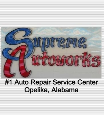 Supreme AutoWorks is your #1 Full Service Auto Repair Center.  Located in the Heart of Opelika, Alabama.  We are here to provide Supreme Service.