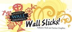 Wall Slicks wall decals - Where Style is Born. Custom Designer Removable wall decals stickers. The quick, easy peel and stick way to beautify your home.