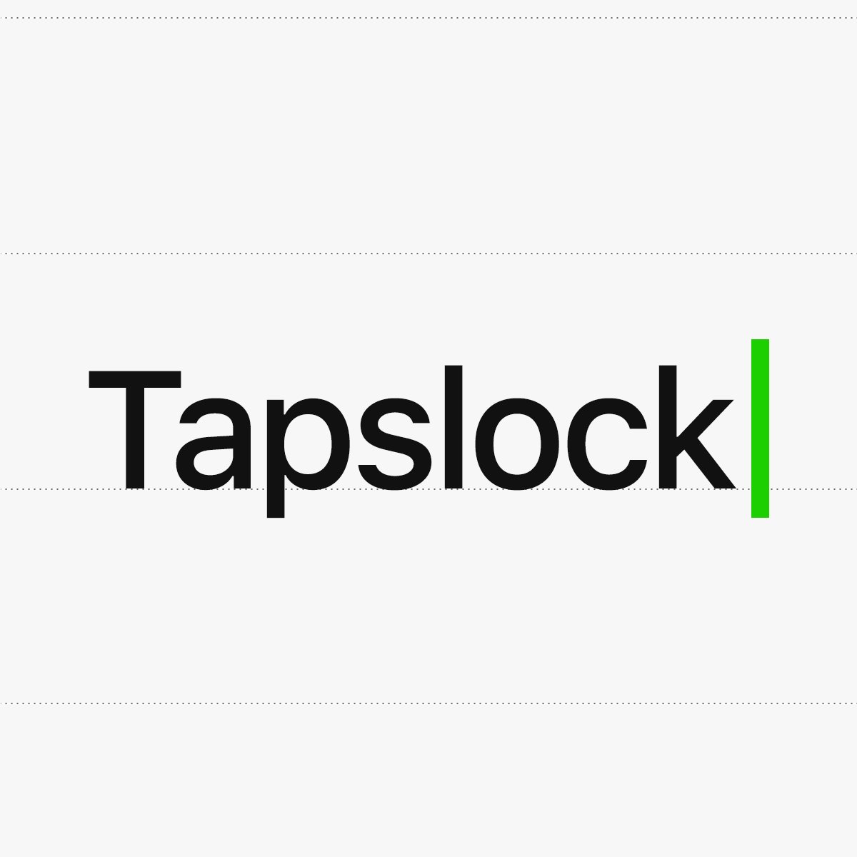 Tapslock's profile picture. The persistent writing app that helps you stick to your writing goals. From @ryanhefner and @rockkick.