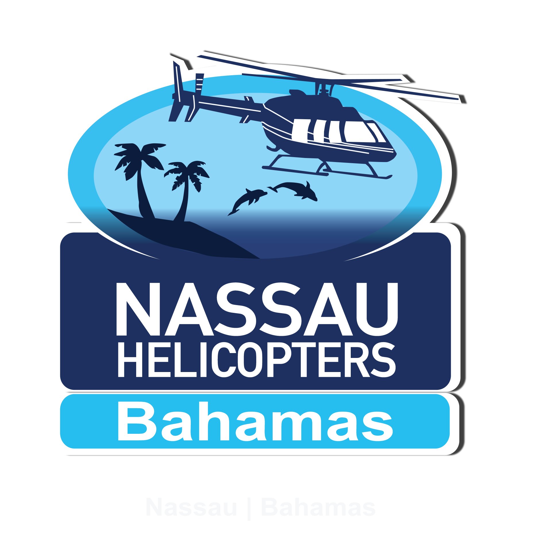 A helicopter sightseeing ride is the most exciting way to see the Bahama Islands from a whole new vantage point, magnificent colors and clarity of the Atlantic.