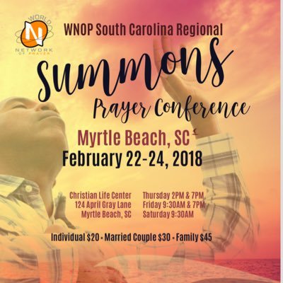 Connect with SC Prayer Network on Facebook!                                            Prayer Coordinator Tracie Feld