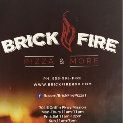 Home of the Build Your Own Pizza!  Swing by for a Pie :)  704 E. Griffin Parkway, Mission Texas