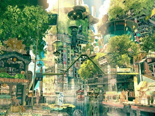 Solarpunk Music for a bright, green, future where tech combines with nature to save the world and give it new life. Music coming soon.