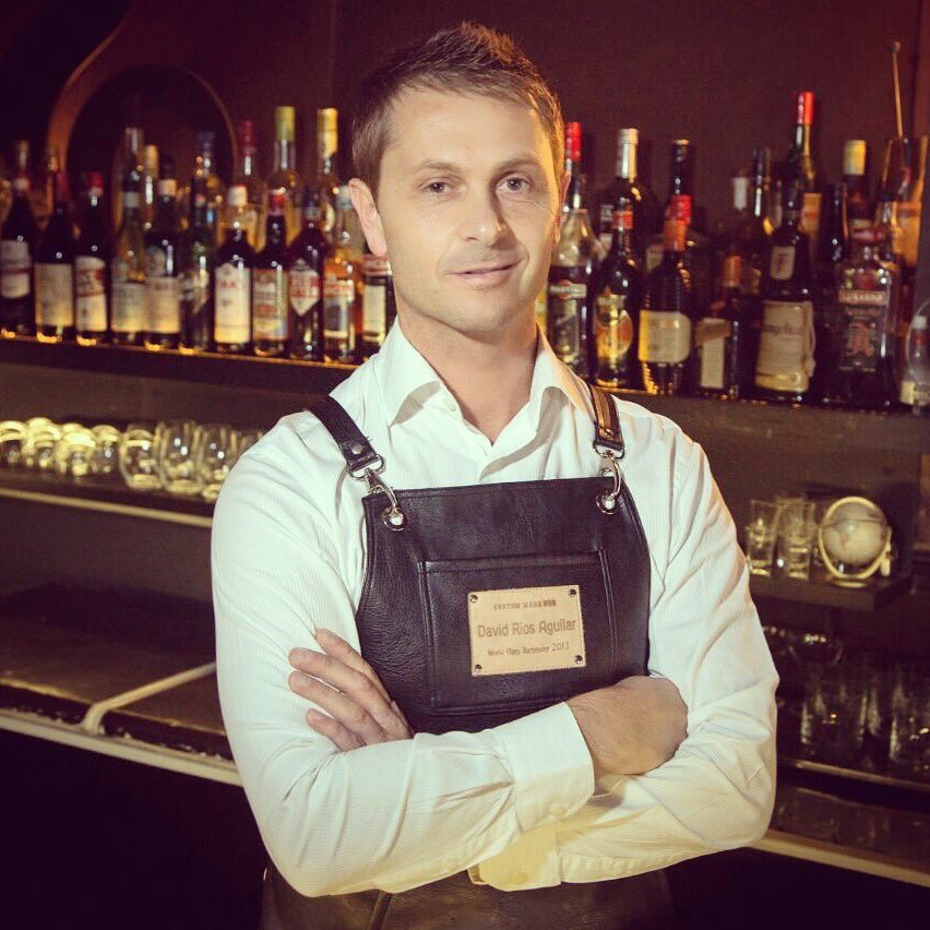 David Ríos campeón del mundo de coctelería 2013 World Class Diageo Bartender .World Class bartender of the year 2013.