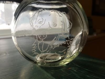 Custom glass etching