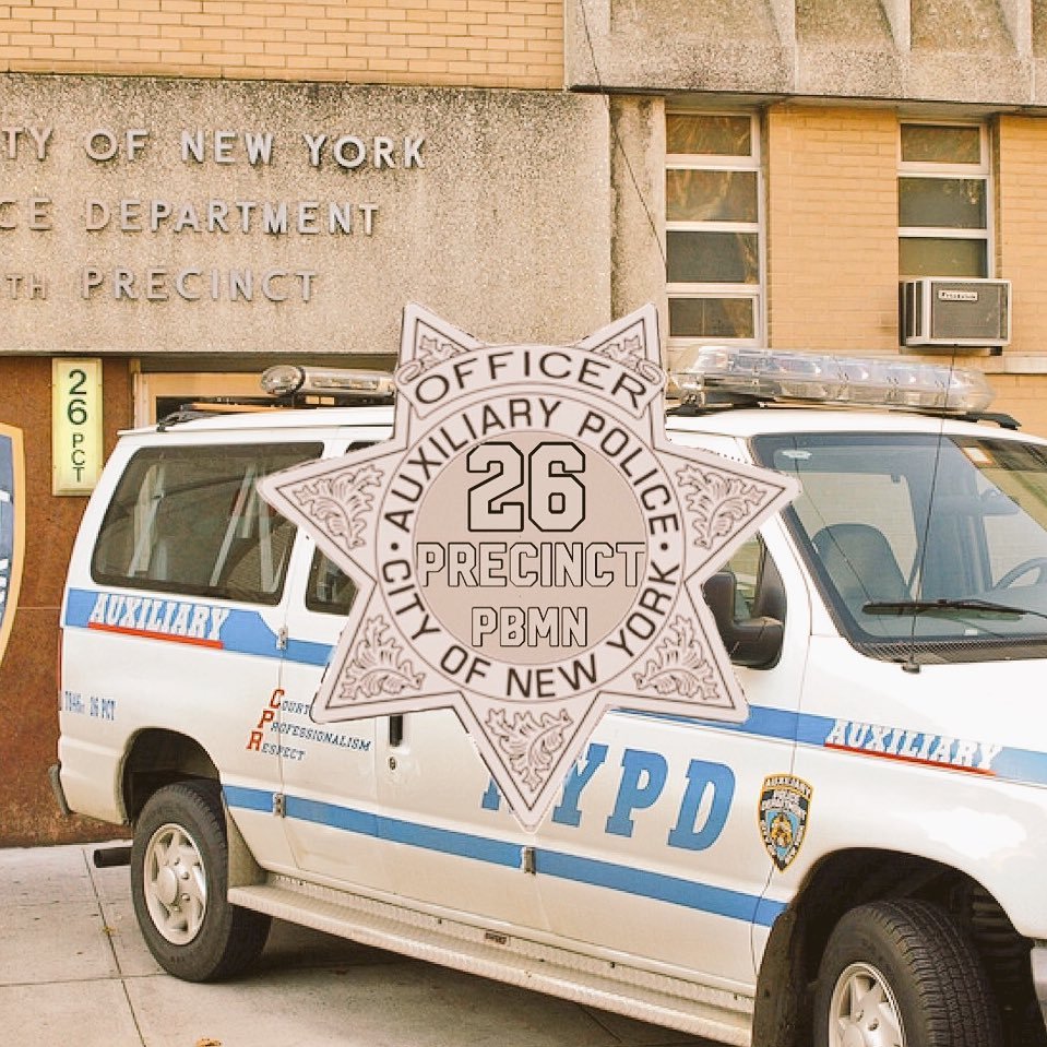 26th Precinct Auxiliary Police Unit, located at: 520 West 126th Street, New York, NY. (212) 678-1368. Not monitored 24/7. For emergencies dial 911.