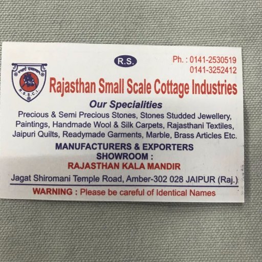 Rajasthan Small Scale Cottage Industries Jaipurcraftwork Twitter