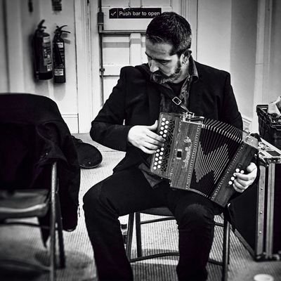 Irish box player and singer/songwriter. Member of Solas. Plays melodeon in Sting's theatre production 