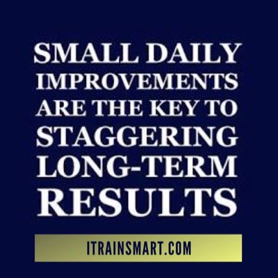 itrainsmart coz i know what my body needs to go through not that what my body should deal with specifically measured attainable realistic time bounded goals.