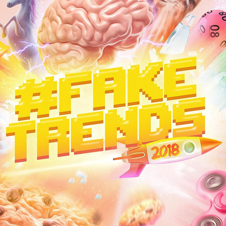 FakeTrends2018's profile picture. Buckle up, 2018 is going to be a bumpy ride. Don’t be seduced by #FakeTrends of the marketing world.