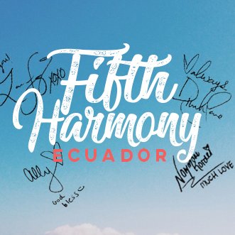 Somos la cuenta más grande de Ecuador dedicada a @FiftHarmony 🇪🇨❤️ aquí encontrarás de todo un poco foto, videos, encuestas (FAN ACCOUNT)