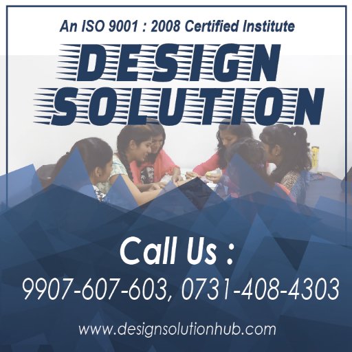 It is an official Twitter channel of Design Solution. A CAD/CAM/CAE Training Institute and College of Fashion and Interior Designing in Indore.