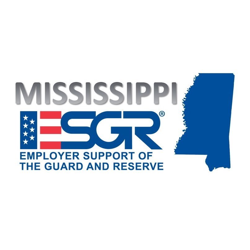 Mississippi Employer Support of the Guard & Reserve, DoD Agency; affiliated with @ESGR; following/RT ≠ endorsement