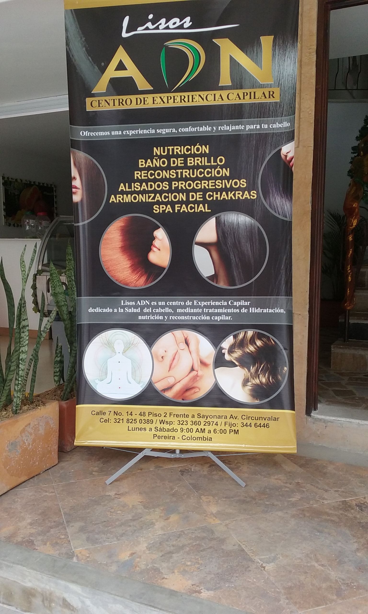 LISOS ADN es un centro de experiencia capilar dedicado a la salud del cabello, mediante tratamientos de hidratación,nutrición y reconstrucción capilar.