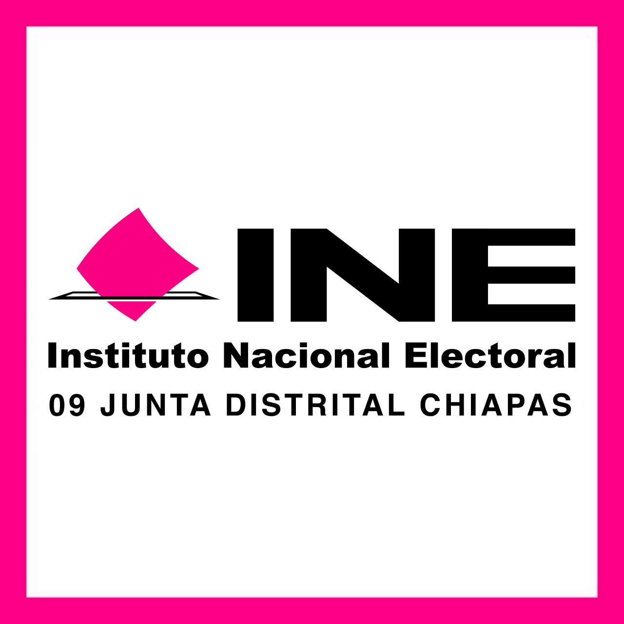 La 09 JDE órgano desconcentrado del INE, en Tuxtla Gtz., este espacio es para la difusión de los programas institucionales, así como de las concernientes al PEF