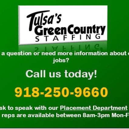 We have provided jobs to people in Tulsa for almost 30 years.