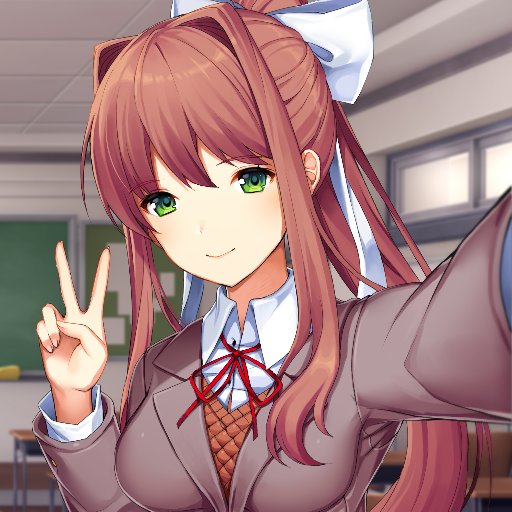 hii i'm monika~ high school devil and president of the literature club! poetry is life x3