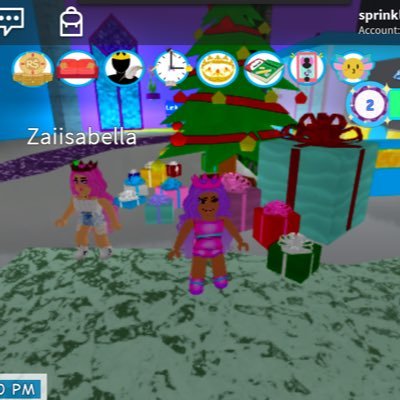 Play Roblox with us daily sprinkle32dust zaiisabella
