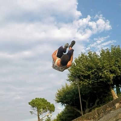 Italian, Parkour practitioner, biomedical engineer, massage therapist.