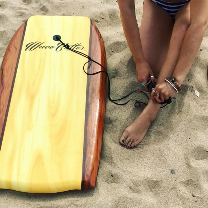 thewavecutter's profile picture. The Wave Cutter is Back to Basics old school Southern California surf culture style body board. 60's style wood design with foam core body. #thewavecutter